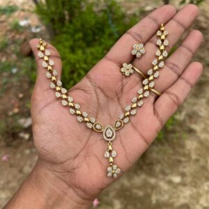 GOLD INSPIRED NECKSET MF3076