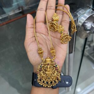 CHAIN MODEL 3D LAKSHMI PENDANT MF4013