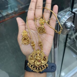 CHAIN MODEL 3D LAKSHMI PENDANT MF4013