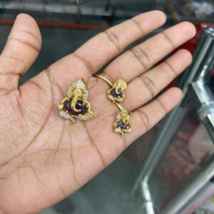 GANESHA PENDANT WITH EARING MF3084