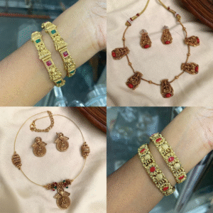 BUDGET COMBO WITH LAKSHMI AND ELEPHANT NECKSET MF3088