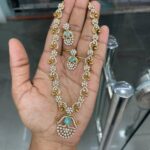 AD FLOWER SHAPE NECKSET MF4044 - MINT GREEN