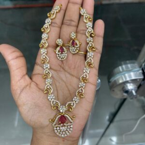 AD FLOWER SHAPE NECKSET MF4044