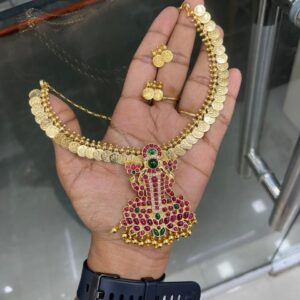 GOLD LOOK ATTIGAI DETACHABLE PENDANT ME04