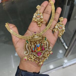 GOLD LOOK ATTIGAI DETACHABLE PENDANT ME04