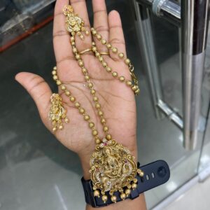 GOLD LOOK ATTIGAI DETACHABLE PENDANT ME04