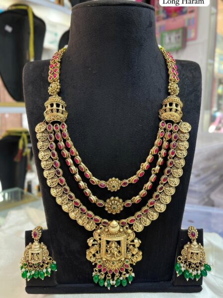 3 LAYER LAKSHMI PENDANT WITH COIN DEISGN MF4080