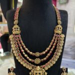 3 LAYER LAKSHMI PENDANT WITH COIN DEISGN MF4080