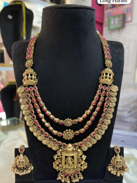 3 LAYER LAKSHMI PENDANT WITH COIN DEISGN MF4080