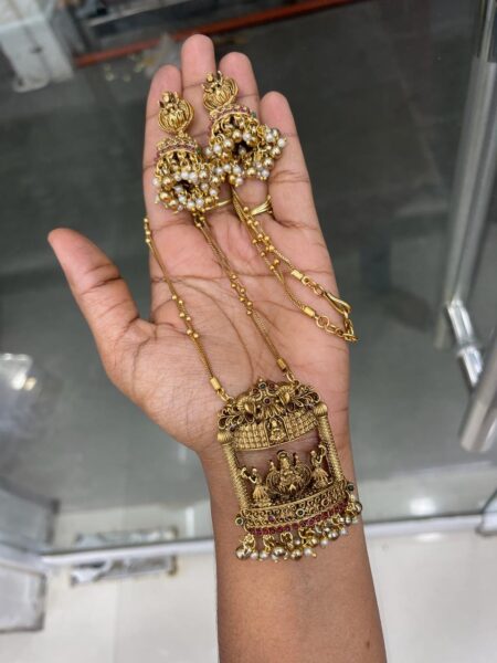 DOUBLE LINE NEW LAUNCH WIITH ANTIQUE PENDANT MF4066