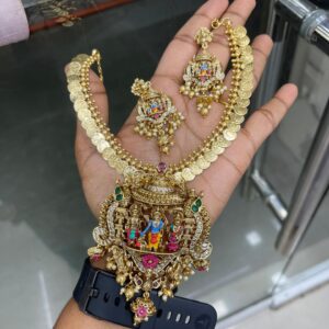 GOLD LOOK ATTIGAI DETACHABLE PENDANT ME04