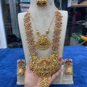 LOTUS HARAM WITH MID HARAM , 2 PAIR JUMKA RS.999 ONLY MF4093