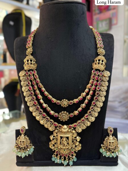 3 LAYER LAKSHMI PENDANT WITH COIN DEISGN MF4080