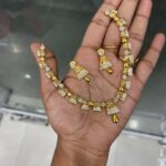STOCK CLEARANCE PRICE IN GOLD REPLICA NECKSET MF5019