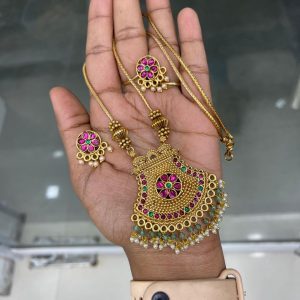 MID HARAM IN FLORAL DESIGN WITHOUT LAKSHMI MF5037