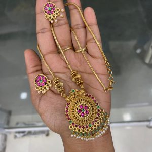 MID HARAM IN FLORAL DESIGN WITHOUT LAKSHMI MF5037