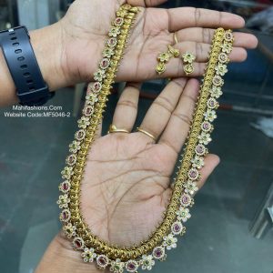 U SHAPE HARAM IN GOLD LOOK MF5046-2