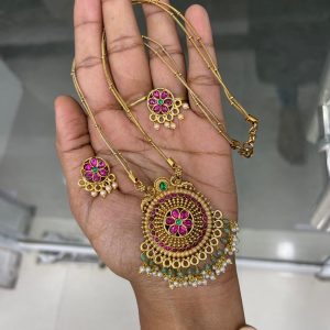 MID HARAM IN FLORAL DESIGN WITHOUT LAKSHMI MF5037