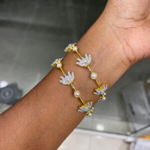 LOTUS AND PEARL BANGLE MF5035