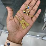 WOMENS DAY OFFER FOR DOLLAR CHAIN MF5040 - ONLY PENDANT WITH EARING