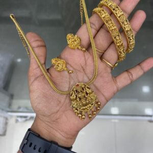 BUDGET COMBO BANGLE + NECKSET + EARING + BACK CHAIN ALL IN ONE JUST Rs.350 MF4087