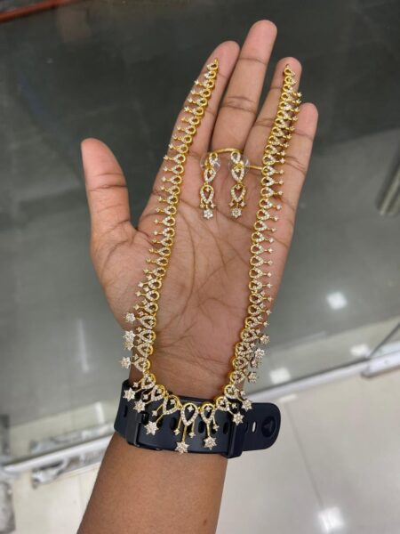 FULL AD STONE DIAMOND LOOK HARAM MF5050