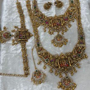 SEMI BRIDAL SITA RAMAN HAND PAINTING SET M5039