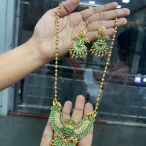 2 HEADED EAGLE SET IN GREEN COLUR MF5059