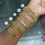 PREMIUM QUALITY GOLD REPLICA BANGLE MF5071 (SIZE KINDLY MENTION IN CUSTOMER PROVIDED NOTE) - 1