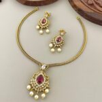 ATTIGAI NECKSET MF5099 - RUBY
