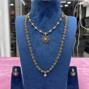 PREMIUM HARAM + NECKSET  MF5086 WITH FREE BACK CHAIN