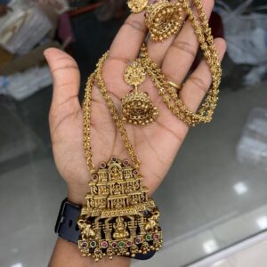 30 INCHES DOLLAR CHAIN IN ANTIQUE PENDANT MF5126