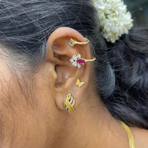 2 LINE EAR CUFF MODEL MF5119