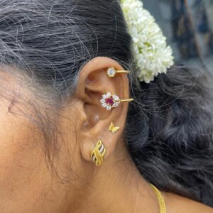 2 LINE EAR CUFF MODEL MF5119