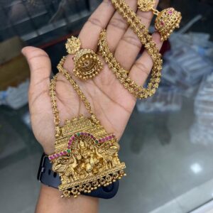30 INCHES DOLLAR CHAIN IN ANTIQUE PENDANT MF5126