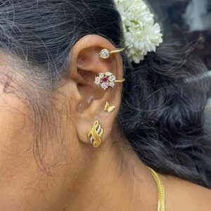 2 LINE EAR CUFF MODEL MF5119