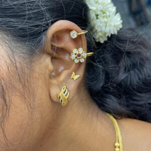 2 LINE EAR CUFF MODEL MF5119