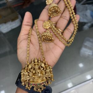 30 INCHES DOLLAR CHAIN IN ANTIQUE PENDANT MF5126