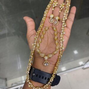PREMIUM QUALITY HARAM WITH NECKSET MF5126