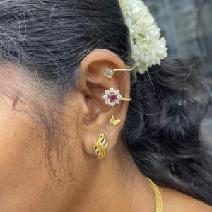 2 LINE EAR CUFF MODEL MF5119