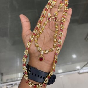 PREMIUM QUALITY HARAM WITH NECKSET MF5126