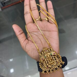 3D PENDANT DOLLAR CHAIN MF5161