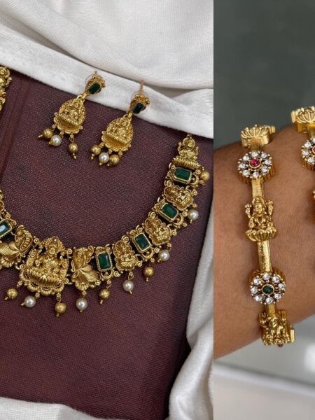 NECKSET WITH BANGLE COMBO MF5181