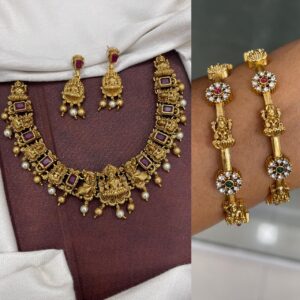 NECKSET WITH BANGLE COMBO MF5181