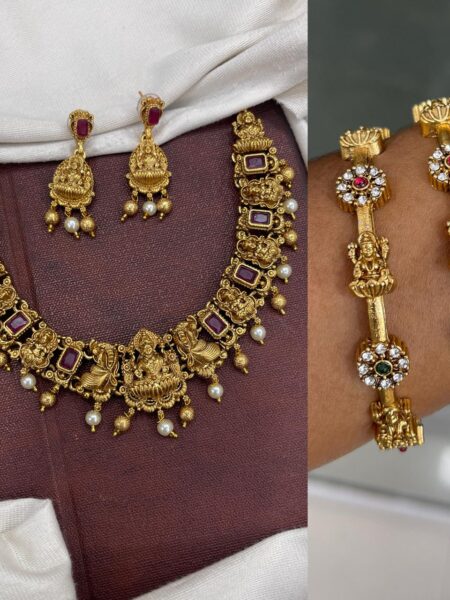 NECKSET WITH BANGLE COMBO MF5181