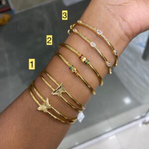 REGULAR WEAR IN ORIGINAL GOLD LOOK BANGLE MF5189
