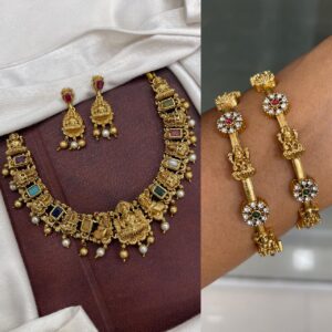 NECKSET WITH BANGLE COMBO MF5181