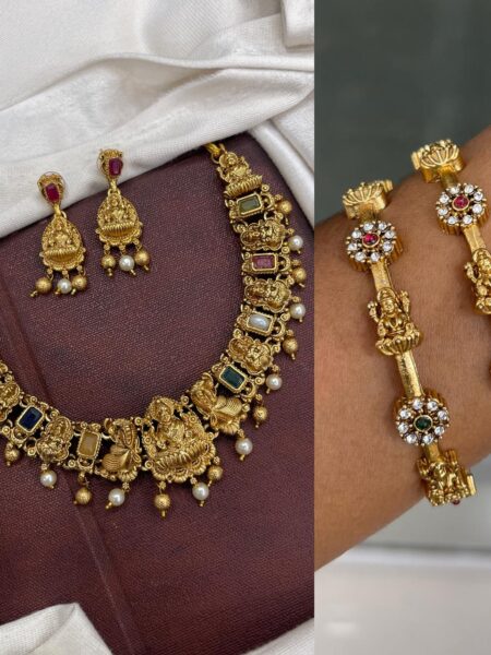 NECKSET WITH BANGLE COMBO MF5181