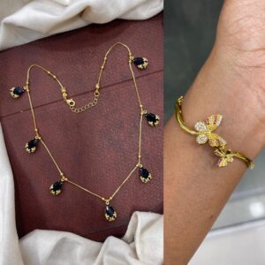 FANCY NECKSET WITH BRACELET COMBO MF5192
