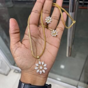 GOLD OR DIAMOND REPLICA DOLLAR CHAIN MF5214
